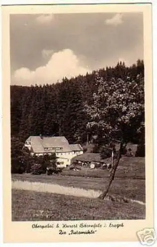 Schöne Ak Kurort Bärenfels "Putzmühle" um 1960