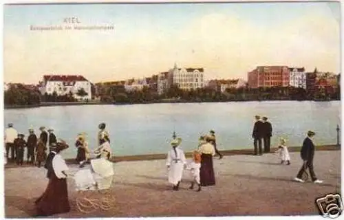 24618 Ak Kiel Schreventeich im Hohenzollernpark 1908