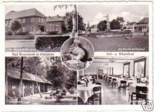 25300 Mehrbild Ak Bad Bramstedt in Holsteinum 1950