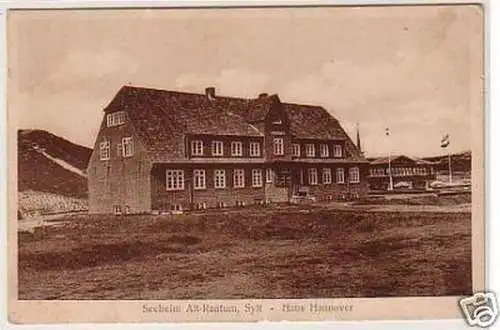 25497 Ak Seeheim Alt Rantum Sylt Haus Hannover um 1930