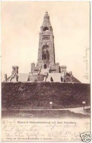 24887 Ak Bismarck Denkmal auf dem Knivsberg 1904