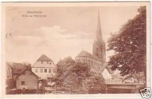 26023 Ak Buxtehude Blick zur Petrikirche 1926