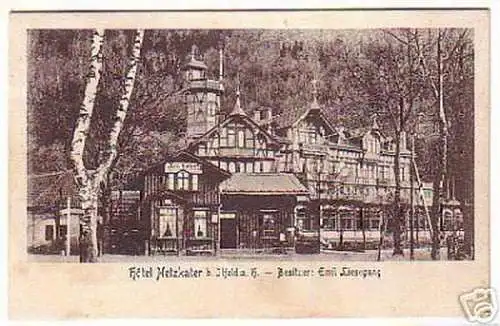 04896 Ak Ilfeld am Harz Hotel Netzkater 1907