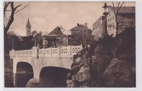 83348 Ak Dessau Muldebrücke 1919