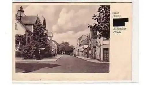 37690 Ak Calbe an der Milde Salzwedelerstraße um 1940