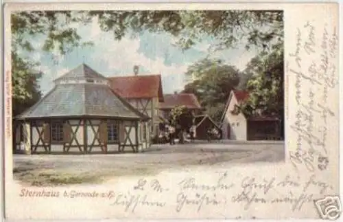 11672 Ak Sternhaus bei Gernrode am Harz 1900