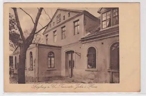 49825 Ak Freyburg a.U. Turnvater Jahn´s Haus 1924