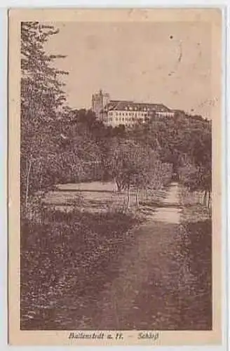 40041 Ak Ballenstedt am Harz Schloß um 1926