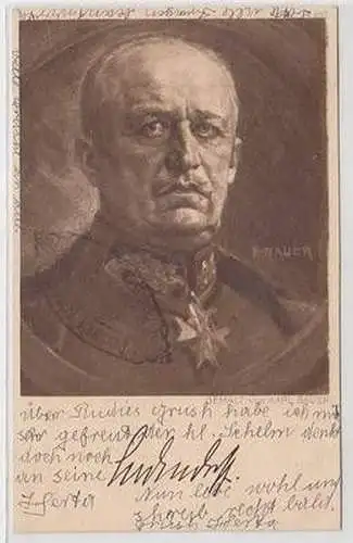 37118 Ak General Erich Friedrich Wilhelm Ludendorff 1917