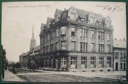 Schöne Ak Falkenstein i.V. Hauptstrasse 1917