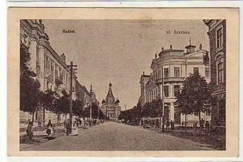 28024 Feldpost Ak Radom Polen Ul. Szeroka 1915