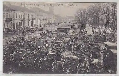 33898 Ak Vom östlichen Kriegsschauplatz. Stimmungsbild aus Augustowo 1915