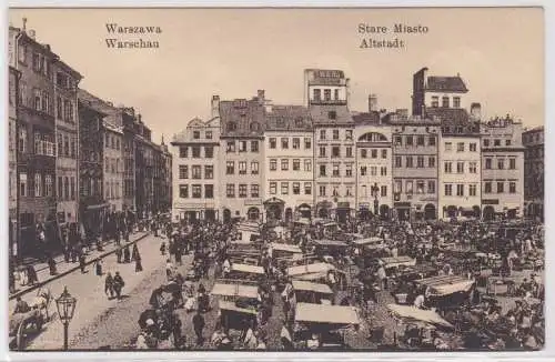 93835 Ak Warschau Warszawa - Stare Miasto Altstadt um 1910