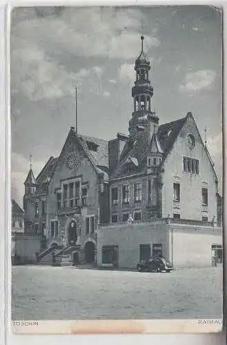 68283 Ak Toschin Krotoszyn Rathaus um 1930