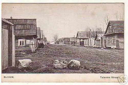 03502 Ak Slonim Tatarska Strasse um 1915