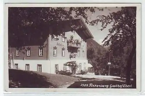 45159 Foto Ak Finkenberg Gasthof Eberl 1938