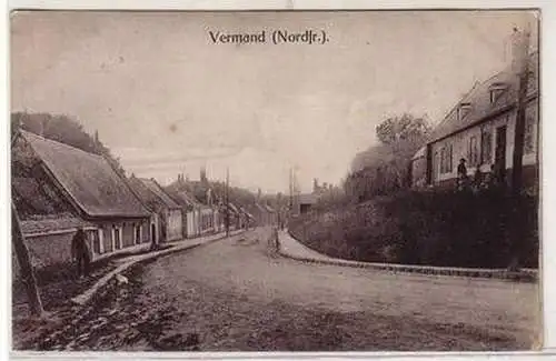 45507 Feldpost Ak Vermand Nordfrankreich 1916