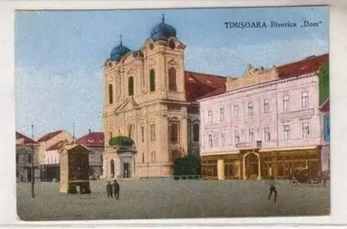 42276 Ak Timisoara Banat Rumänien Biserica "Dom" um 1915