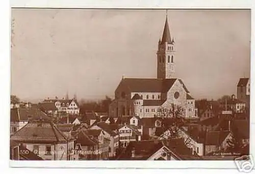 Schöne Ak Schweiz Romanshorn Hafenstrasse 1919