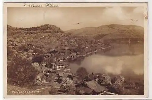 32018 Foto Ak Faulenseedorf Schweiz Totalansicht 1924