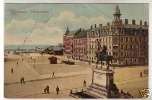 02776 Ak Hälsingborg Hamntorget Schweden 1913