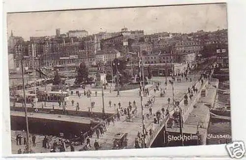 30377 Ak Stockholm Slussen 1913