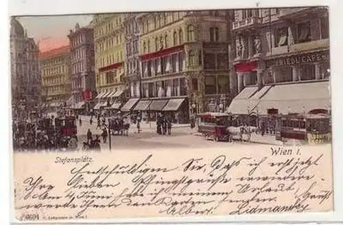 52027 Ak Wien Stefansplatz 1904