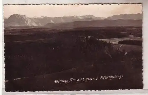 59371 Feldpost Ak Wolfsegg Fernsicht gegen das Höllengebirge 1941