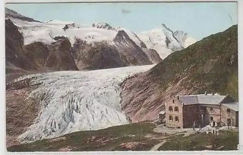 28476 Ak Gross - Glockner Gletscher und Baude 1911