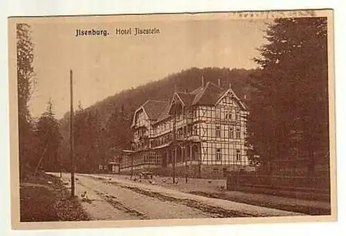 schöne Ak Ilsenburg Hotel Ilsenstein um 1910