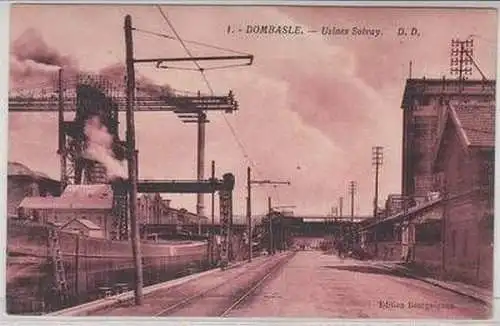 23202 Ak Dombasle-sur-Meurthe Usine Solvay um 1920