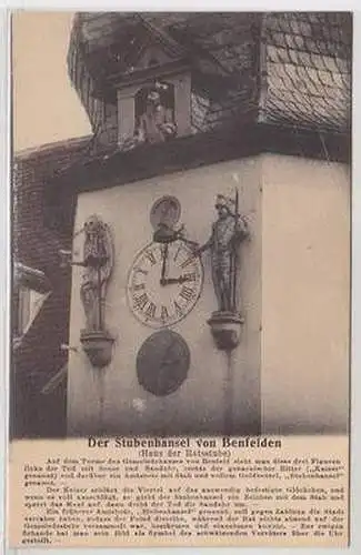 50990 Ak "Der Stubenhansel von Benfelden" (Haus der Ratsstube) um 1910