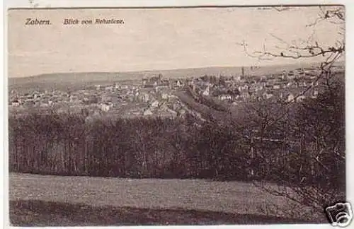 30068 Ak Zabern Blick von Rehwiese um 1920