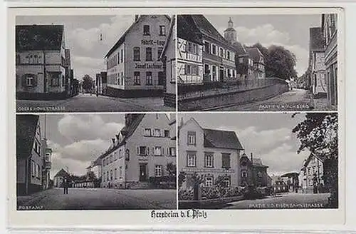 67648 Mehrbild Ak Herxheim bei Landau/ Pfalz Ortsansichten 1940
