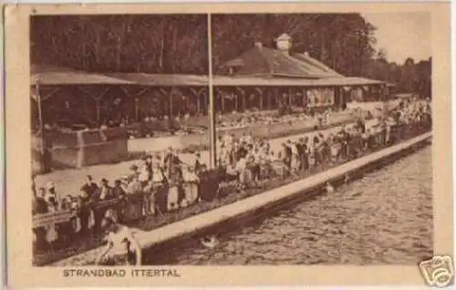 10103 Ak Strandbad Ittertal 1925