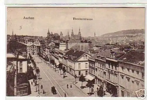 10279 Ak Aachen Theaterstrasse 1912