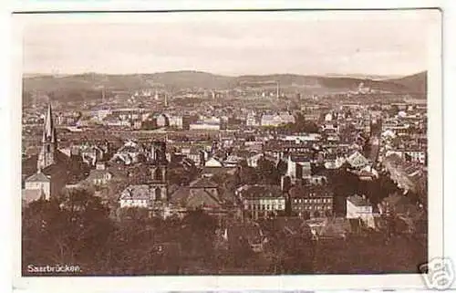 06567 Ak Saarbrücken Totalansicht 1941