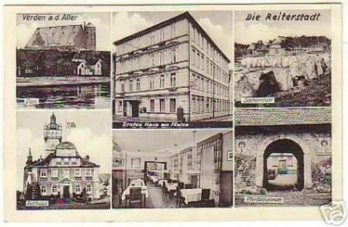 12271 Mehrbild Ak Verden an der Aller 1941