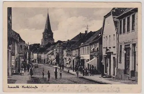 98649 Ak Pasewalk - Partie an der Marktstraße 1943