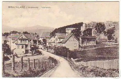 10787 Ak Braunlage im Oberharz Teilansicht 1906