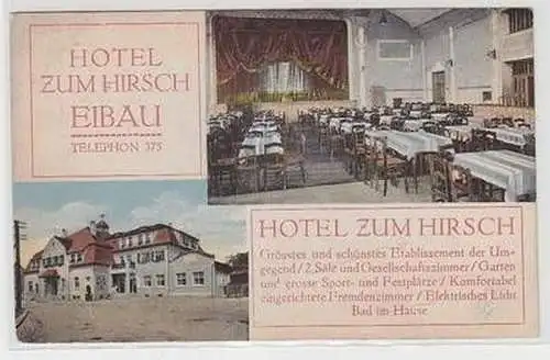 56180 Mehrbild Ak Eibau Hotel zum Hirsch 1919