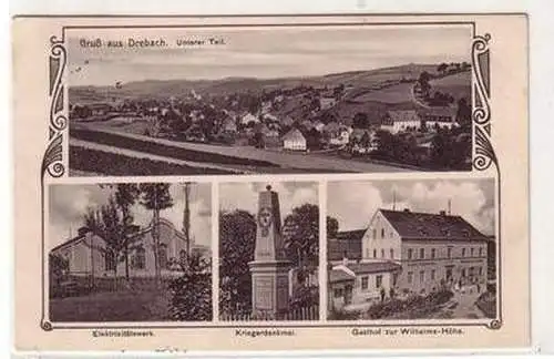 56814 Mehrbild Ak Gruss aus Drehbach Gasthof usw. 1915