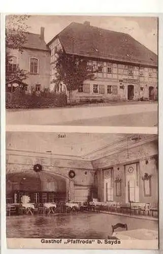 54081 Mehrbild Ak Gasthof "Pfaffroda" bei Sayda um 1920