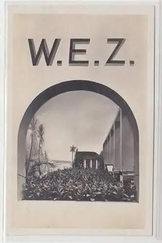 53768 Ak Die Tabakplantage der WEZ Zigarrenfabrik in Leipzig 1928