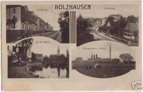 07139 Ak Holzhausen Tonziegelfabrik usw. 1912