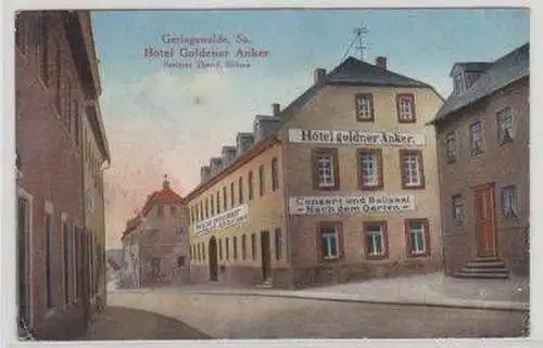 78448 Ak Geringswalde Hotel goldener Anker 1927