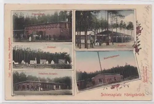 85485 Mehrbild Ak Schiessplatz Königsbrück 1909