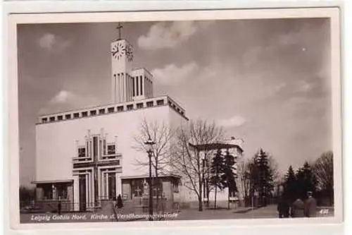 7/40 Ak Leipzig Gohlis Nord Versöhnungsgemeinde 1941