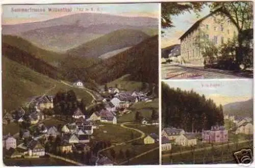 17016 Ak Wildenthal bei Eibenstock Hotel Drechslers1909