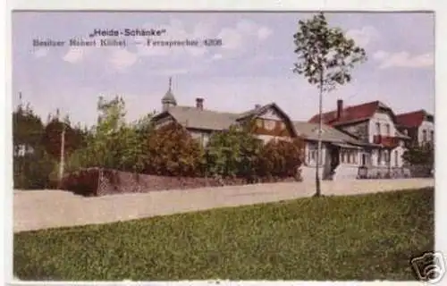 09239 Ak Chemnitz ? Gasthaus "Heide Schänke" 1916